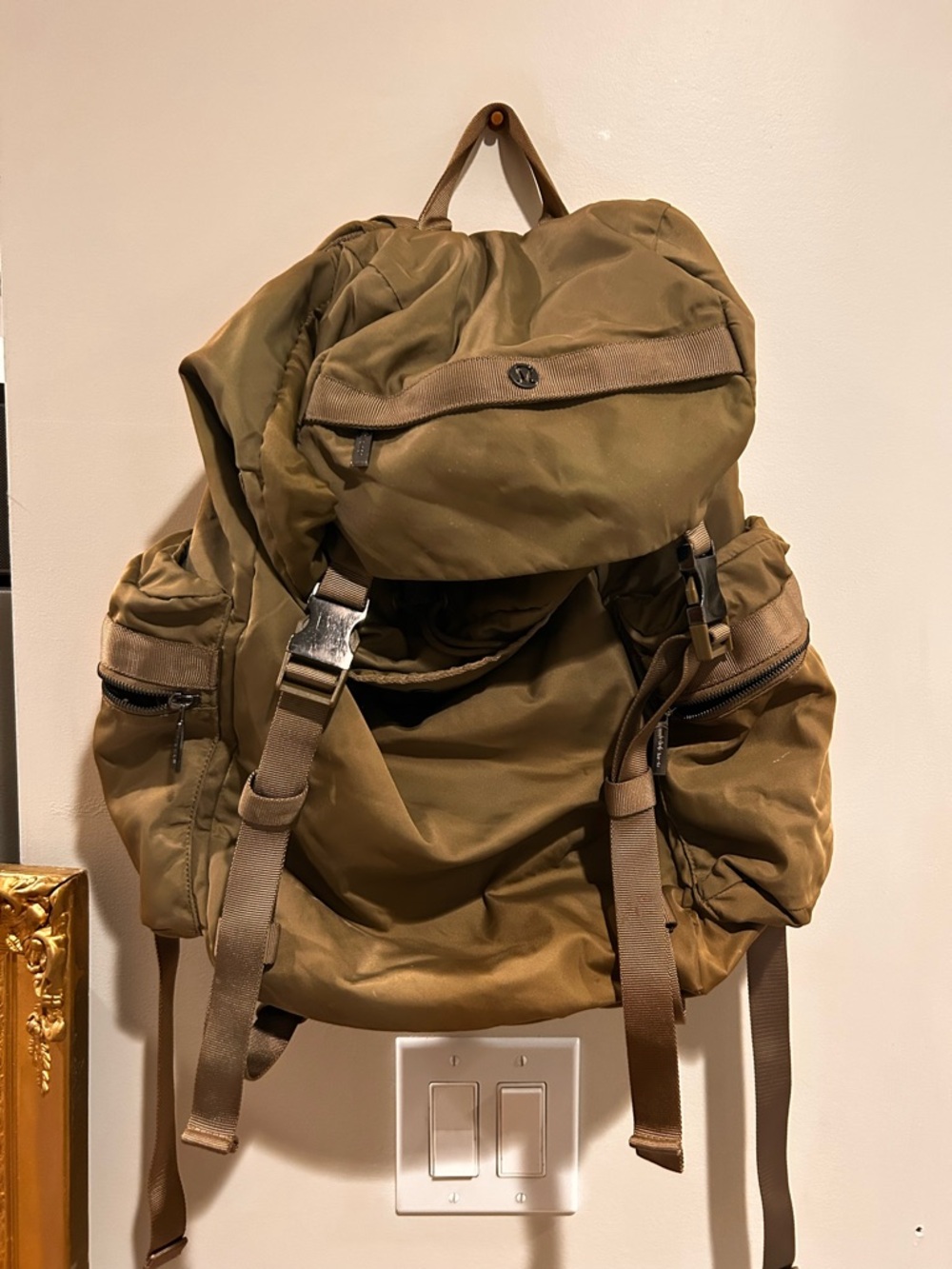 lululemon athletica Olive Green Backpack
